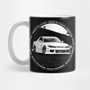 NISSAN SILVIA S15 Black 'N White 4 (Black Version) Mug